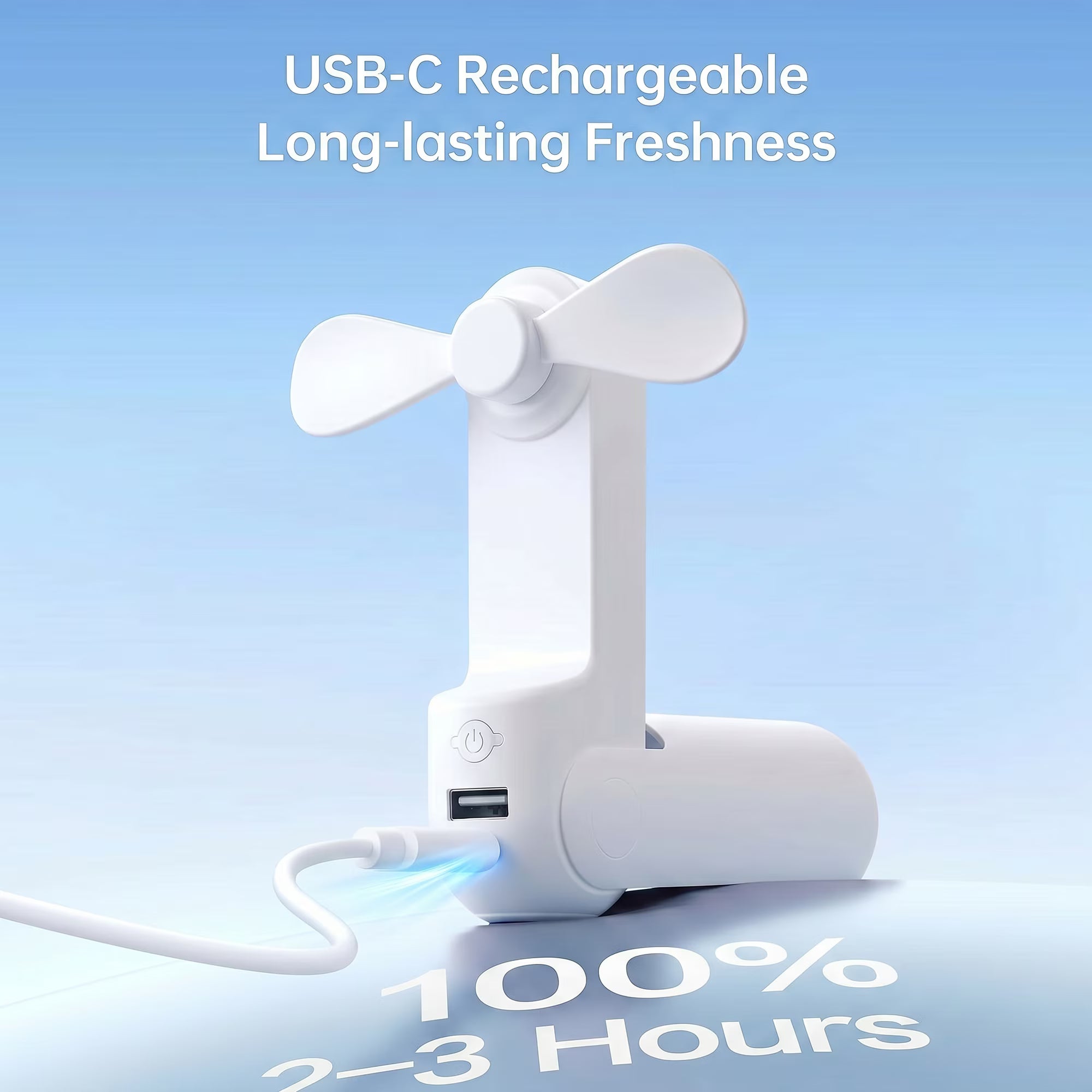 Portable Fan, 3 in 1 Handheld Mini Fan for Outdoor Activities Beach Travel & Women Men Gifts