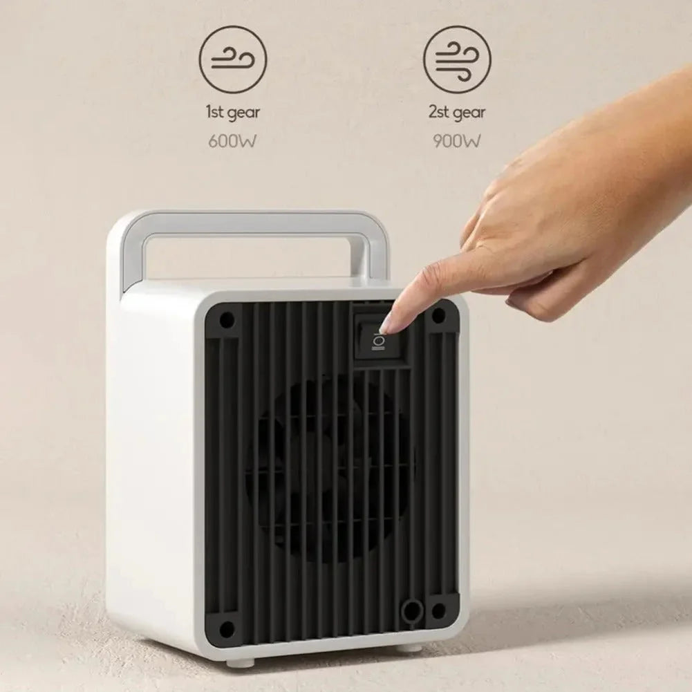 Portable Electric Heater 600W Compact Fast Heating